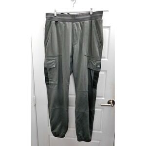 Alo Yoga Khaki Green Cargo Heavyweight Jogger Sweatpants Men's sz XL